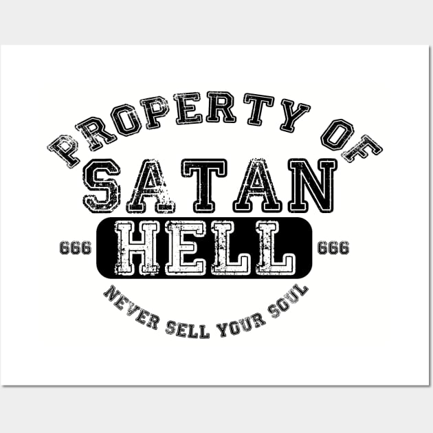 Property of Satan Wall Art by Secret Transmission Podcast